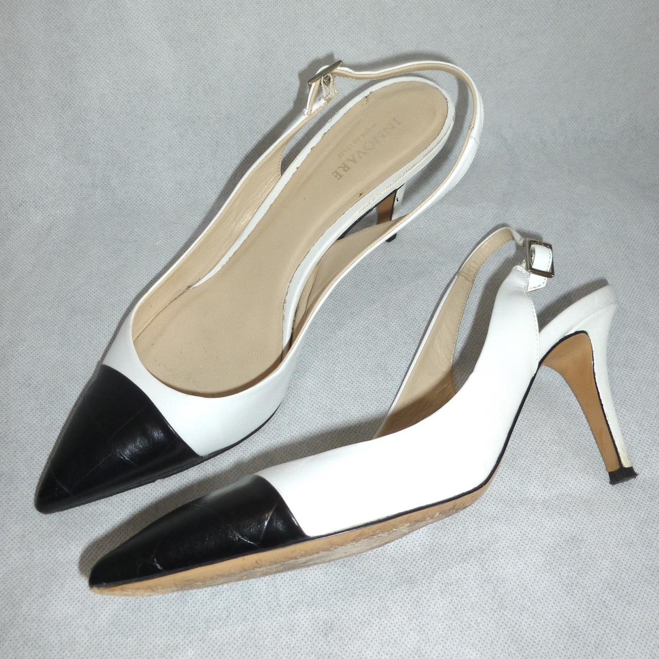 Vintage Italian Leather Pointed Heels