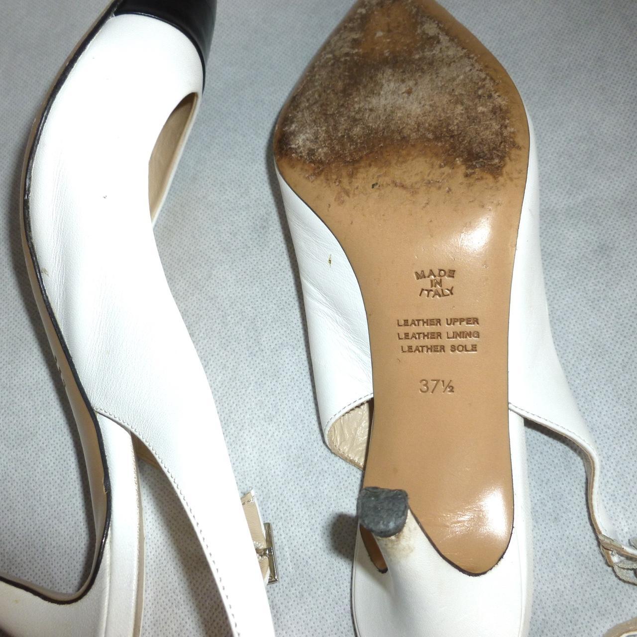Vintage Italian Leather Pointed Heels