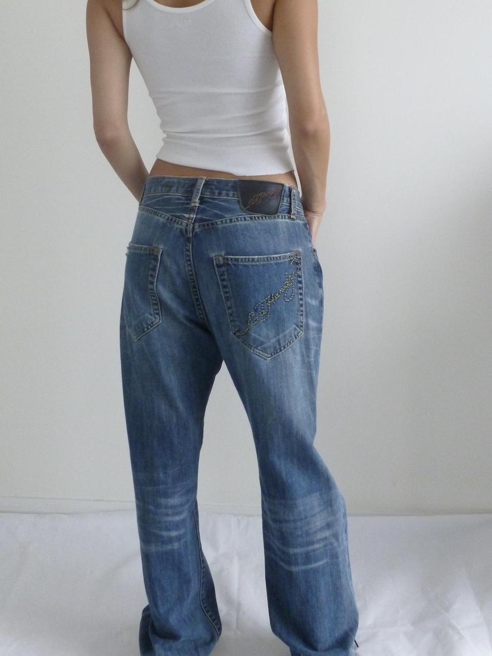 Y2K Ed Hardy Denim Jeans